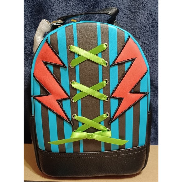 Monster High Frankie Cosplay Mini Blue Backpack HT BNWT - Picture 1 of 4